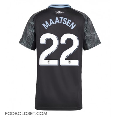 Aston Villa Ian Maatsen #22 Udebanetrøje Dame 2025-26 Kortærmet Aston Villa Ian Maatsen #22 Udebanetrøje Dame 2025-26 Kortærmet
